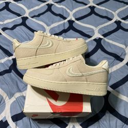 nike af1 stussy fossil