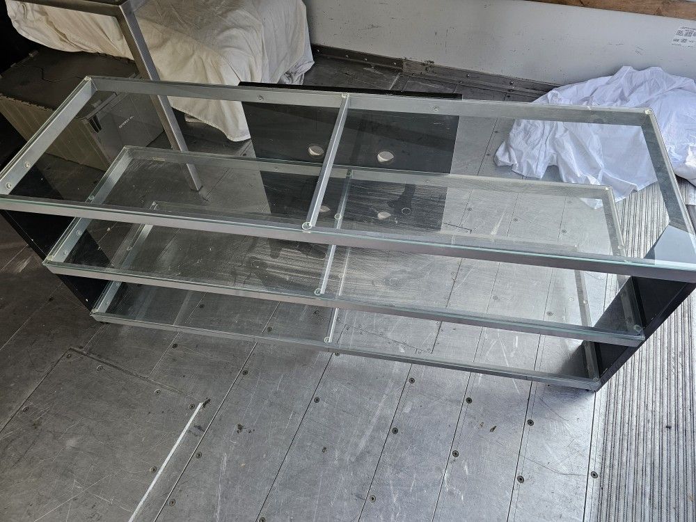 Large Glass TV Stand