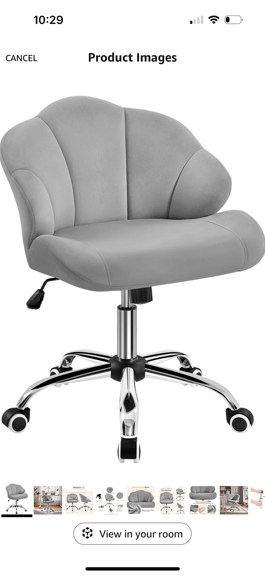 Adjustable Rolling Swivel Chair NEW IN BOX