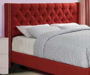 Bed with mattress