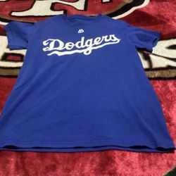Majestic Dodgers Teeshirt Size Small Number 22 Kershaw 