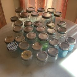 Lot of 32 Mason Jars – Various Sizes – Good Condition - $30 (Glendale)