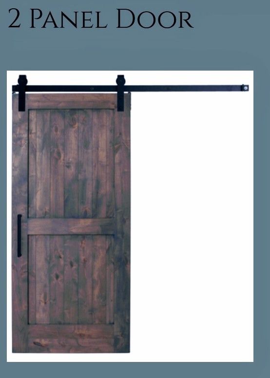 2 Panel Sliding Barn Door