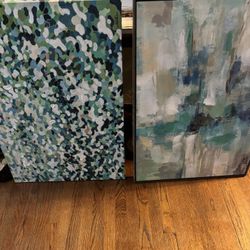 Canvas Wall Decor Lot Both 24x36