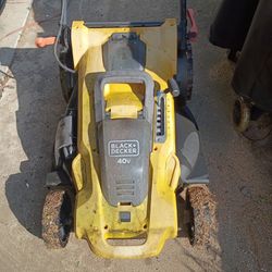 Black And Decker 40v Cordless Mower TOOL ONLY