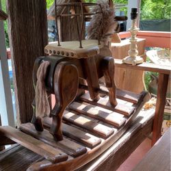 Wooden Rocking Horse