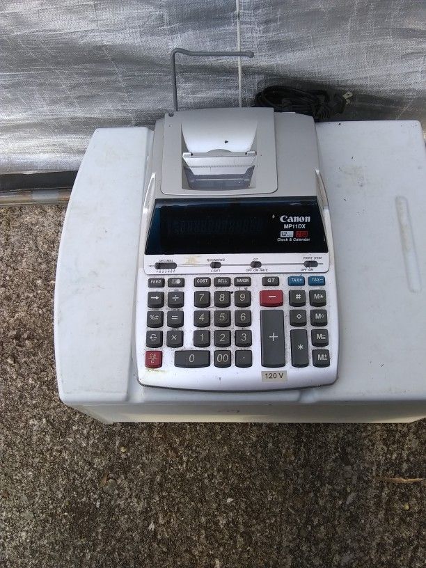 Cannon MP11DX Adding Machine & Printer.