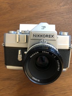 Vintage NIKKOREX F film camera 📷 mint condition👁 Made in Nippon Kogaku Tokyo. Serial number 381196👍🏻