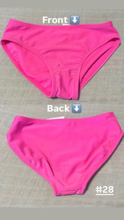 Girls Pink Bikini Bottom M(8)