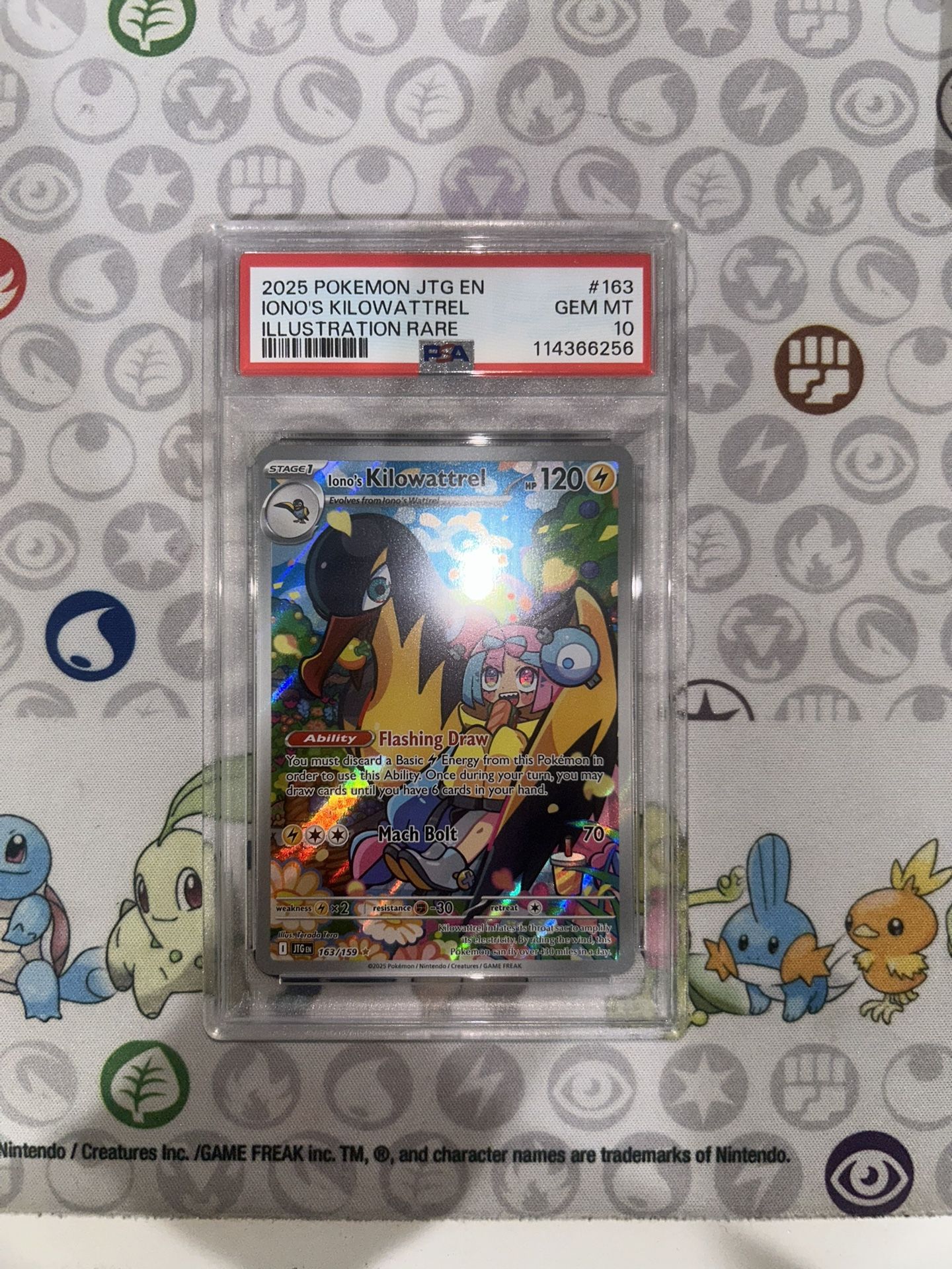 ILLUSTRATION RARE IONO'S KILOWATTREL PSA 10