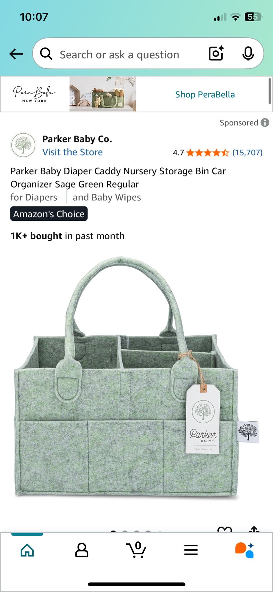 New Diaper Caddy