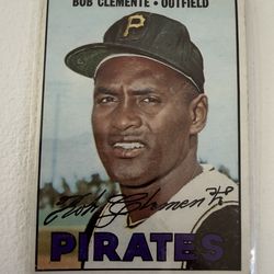 Roberto Clemente 1967 Topps baseball ⚾️ card