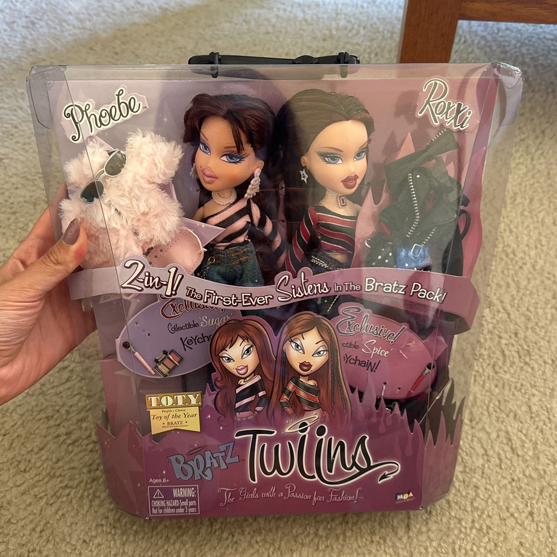 Bratz twin Dolls Original Phoebe & Roxxi In Box