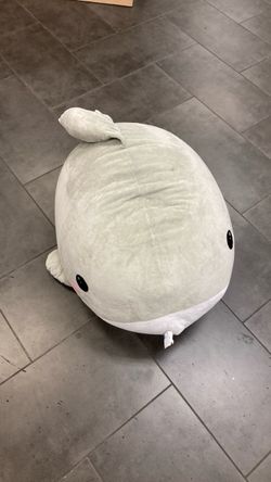 Large Beluga Whale Plush Stuffed Animal