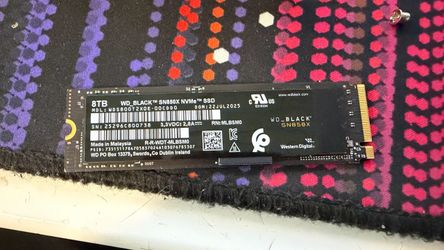 8Tb WD m.2  sn850x FIRM ON PRICE