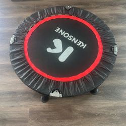 KENSONE 40" Mini Spring Trampoline Rebounder for Adults, Small Fitness Trampoline for Indoor Exercise,