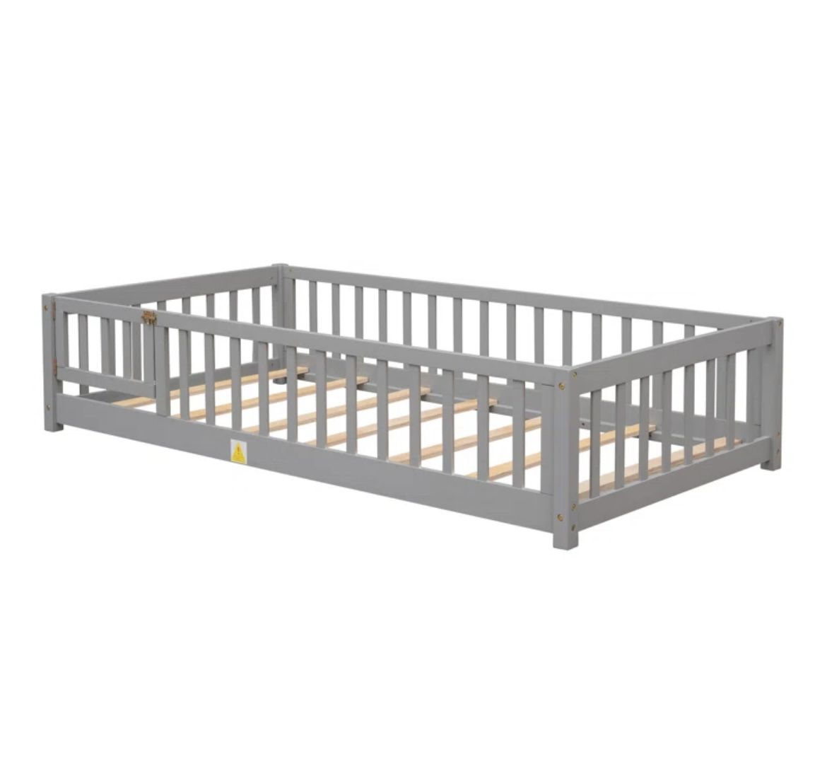 Twin Solid Wood Platforms Bed by Sapphome