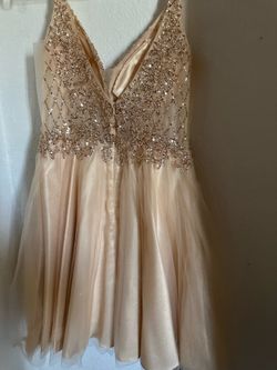 Gold dress