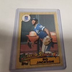 Bo Jackson Rookie Card. Baseball 