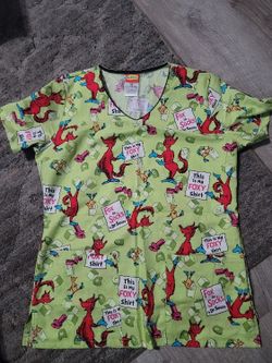 The Cat In The Hat Scrub Top