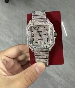 Cartier watch (Mojssanite)