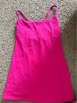Pink Lululemon cross back shirt, 2