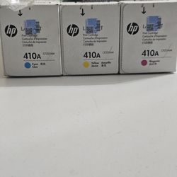 HP LaserJet Ink Cartridge Tri-Pack 410A