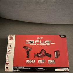 Milwaukee M12 FUEL 3-Tool Kit - New in Box 