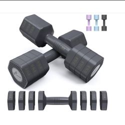 Sportneer Adjustable Dumbbells Hand Weights Set