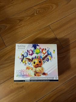 Pokémon Scarlet & Violet Prismatic Evolutions Elite Trainer Box