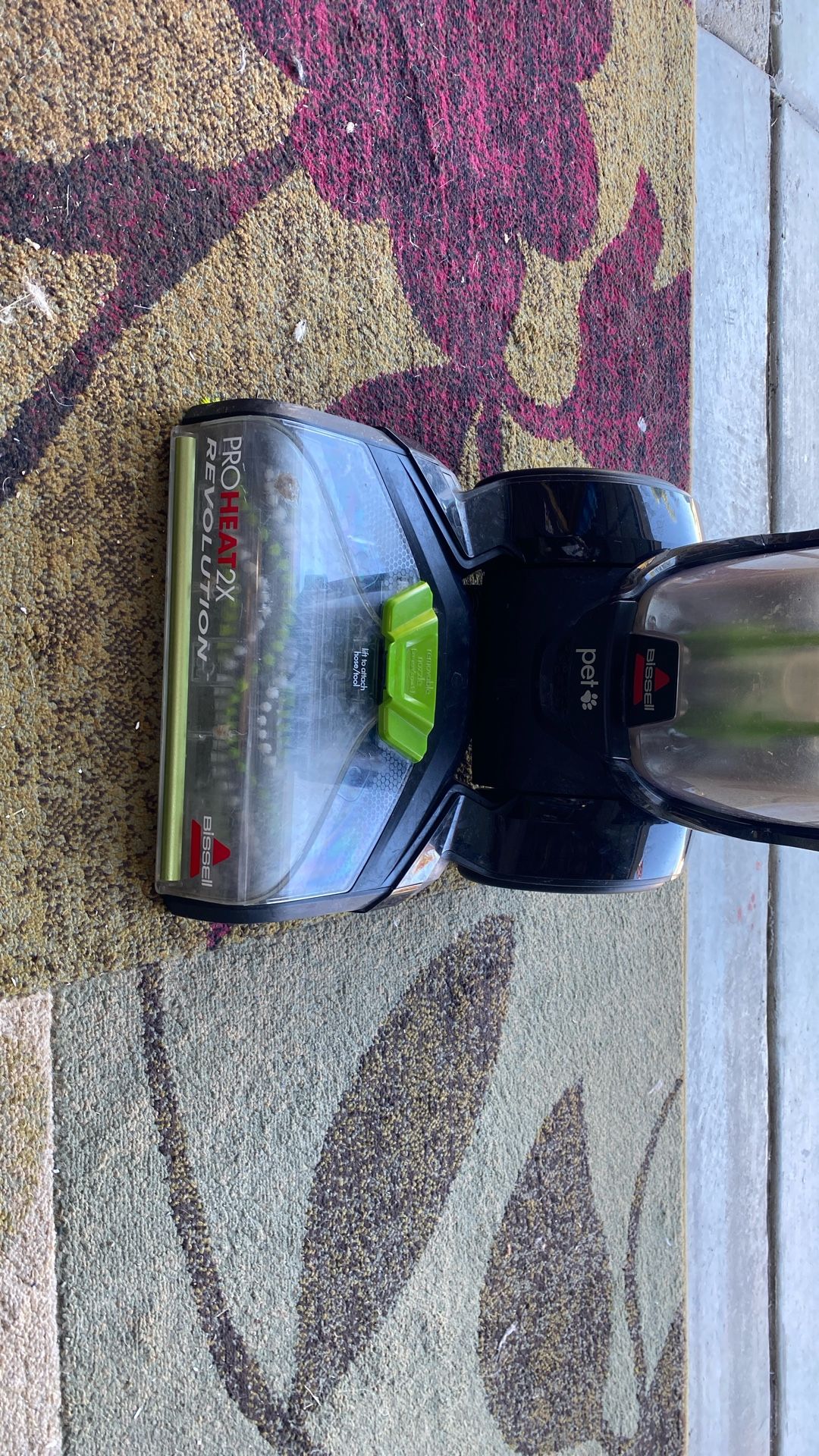 Bissell Revolution Pet Shampooer Up For Grabs, works As It should. Cleaning Out Garage.