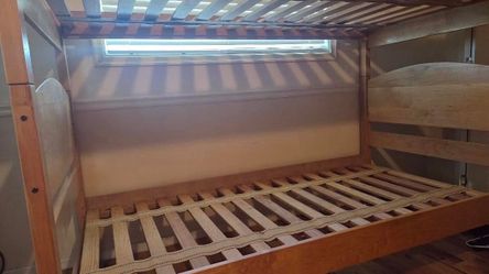 Solid wood twin bunk bed or two twin beds