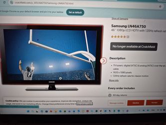 Samsung LN46750 46 Inch HdTv 
