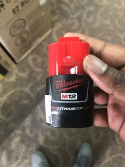 Battery, Tools-Power Milwaukee M12 Red Lithium CP 1.5