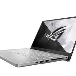 ASUS - ROG Zephyrus 14" Gaming Laptop - AMD Ryzen 9 - 16GB Memory - NVIDIA GeForce RTX 3060 - 1TB SSD - Moonlight White *OPEN TO OFFERS*