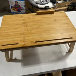 MORVAT Laptop Lap Desk with Storage Bed Desk Lap Tray 