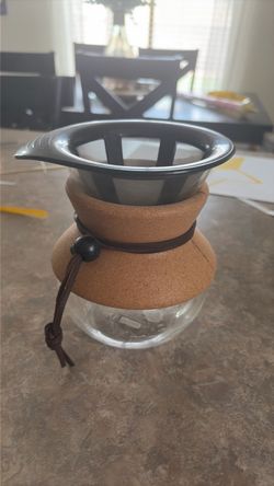 Pour Over Coffee Maker with Cork Sleeve
