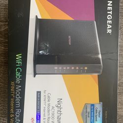 Netgear Nighthawk AC1900 Wifi Cable Modem Router