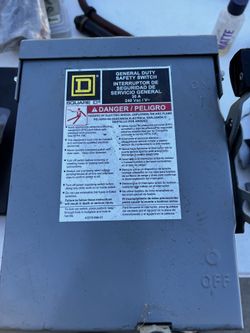 30A Squared Disconnect 80$ Each