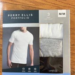 NWT Perry Ellis men’s T-Shirt 3-Pack size M