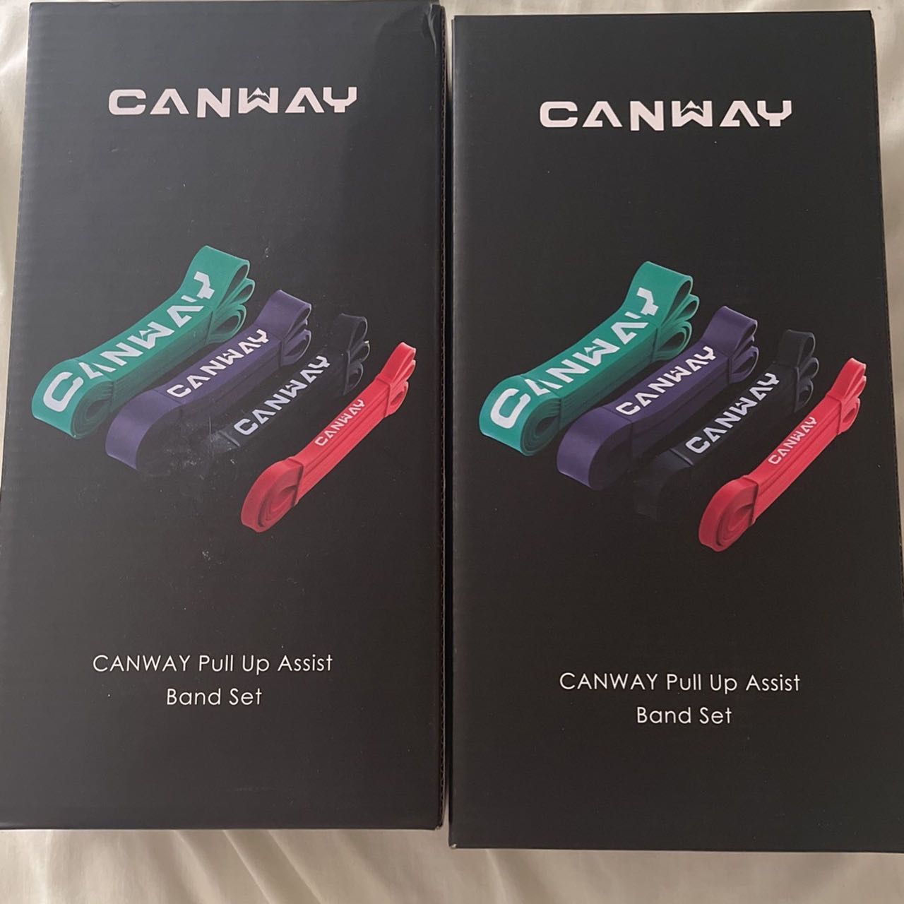 Canway Pull Up Assistance Bands, Resistance Bands Set Workout Stretch Fitness Bands, Heavy Duty Exercise Bands For Body Working Out, Powerlifting