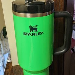 Brand New Neon Green 40 OZ Stanley Cup