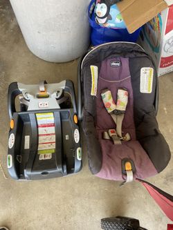 Chico Infant Car Seat & Base Purple 