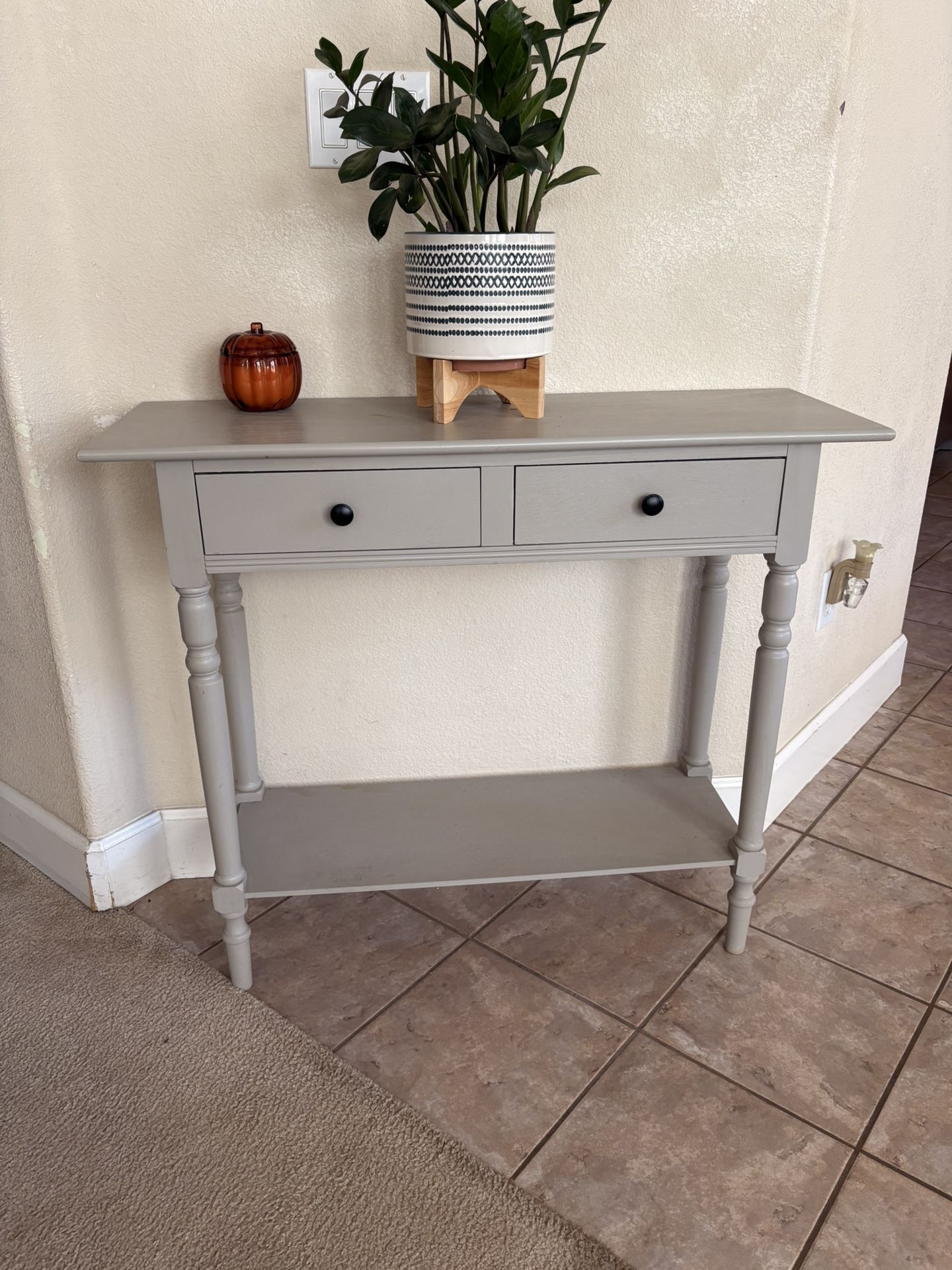 Entryway / Console Table – Modern Gray
