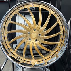 26” GOLD FORGIATO WADE WHEELS FOR SALE !!!