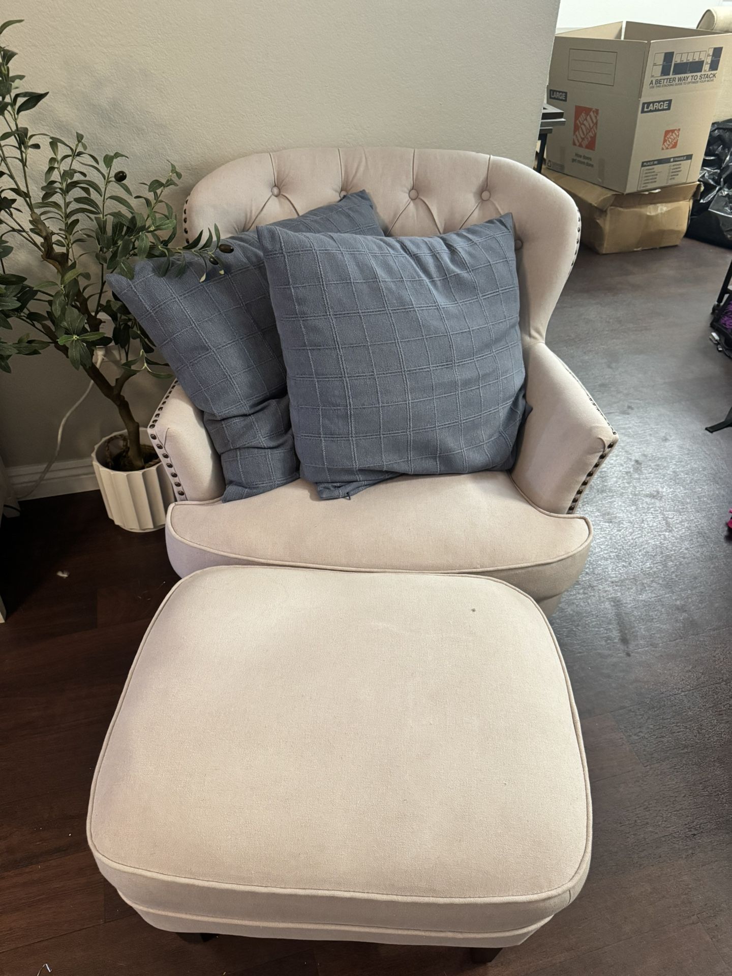 Chair And Ottoman