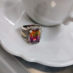 Brilho signed 925. Sterling Silver ring