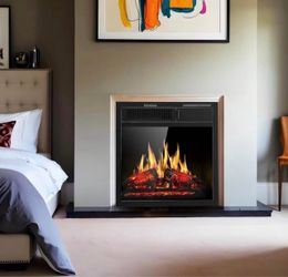 20 in. Electric Fireplace Insert, Remote Control