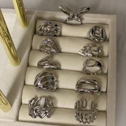 Silver rings