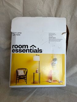 Room Essentials Floor Lamp with Table